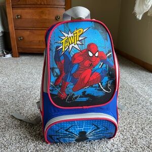 Kids Spider-Man sleeping bag back pack.
